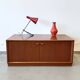 Low teak chest