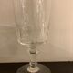 8 old blown glasses, with cut sides, Mirabeau model from Baccarat