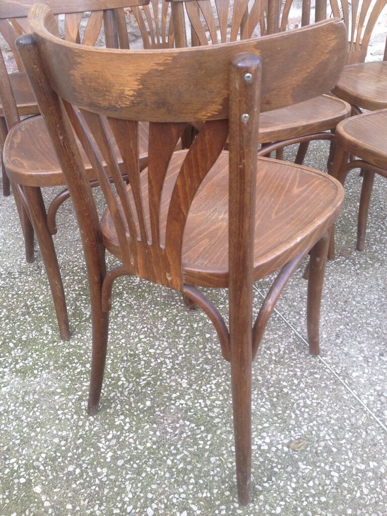 Set of 8 chairs Bistro