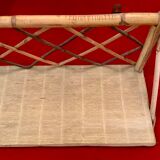 Rattan wall shelf