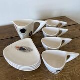 Modernist coffee service, Peter & Denise Orlando, Vallauris, 1950