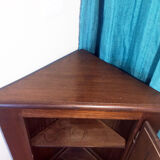 Vintage wooden corner buffet furniture