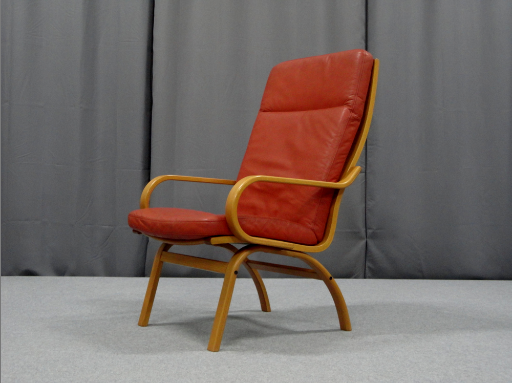 1970 leather armchair