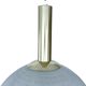 Large vintage glass ball pendant light, 60s