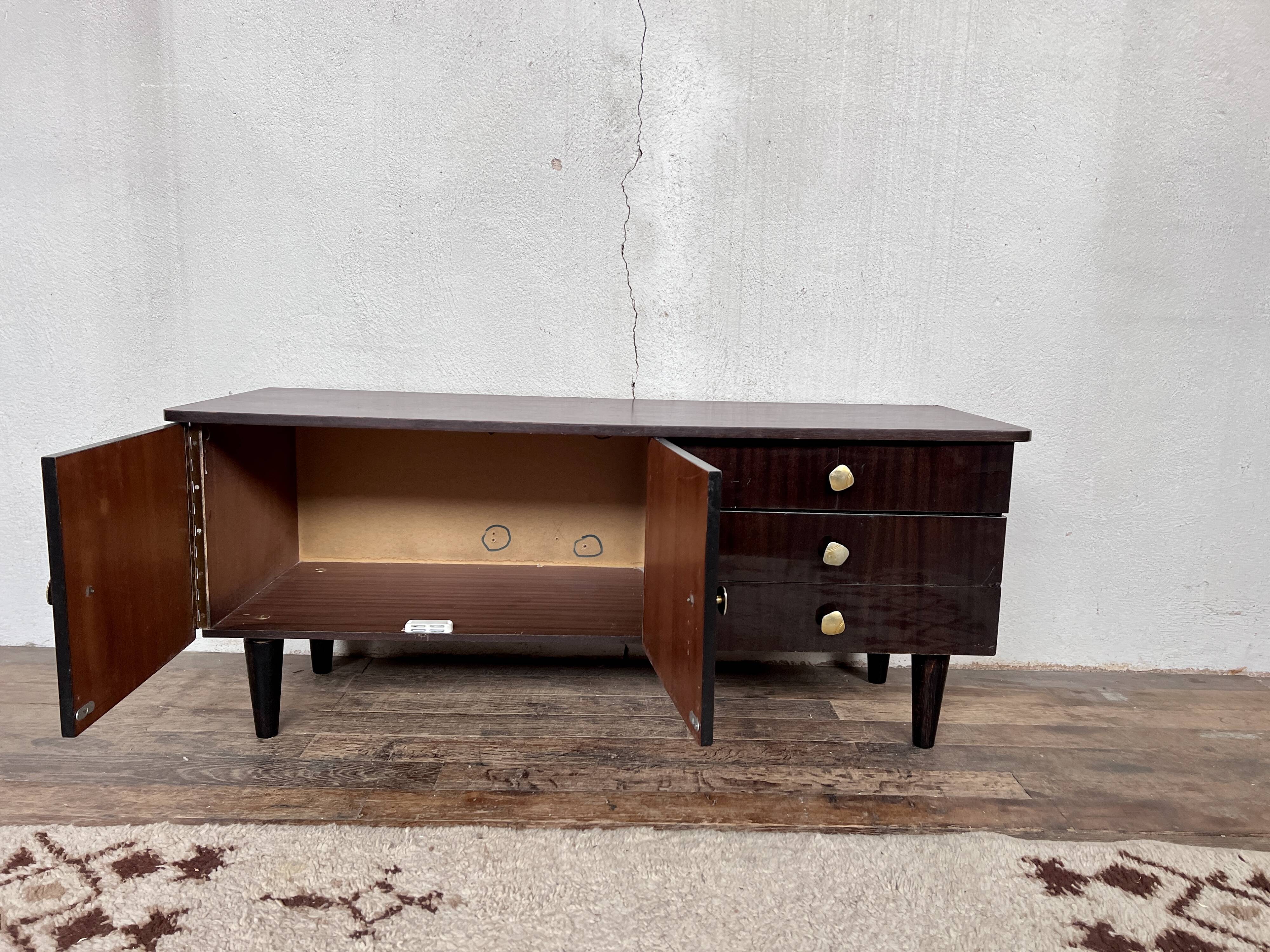 Vintage 1960s TV/hifi cabinet sideboard