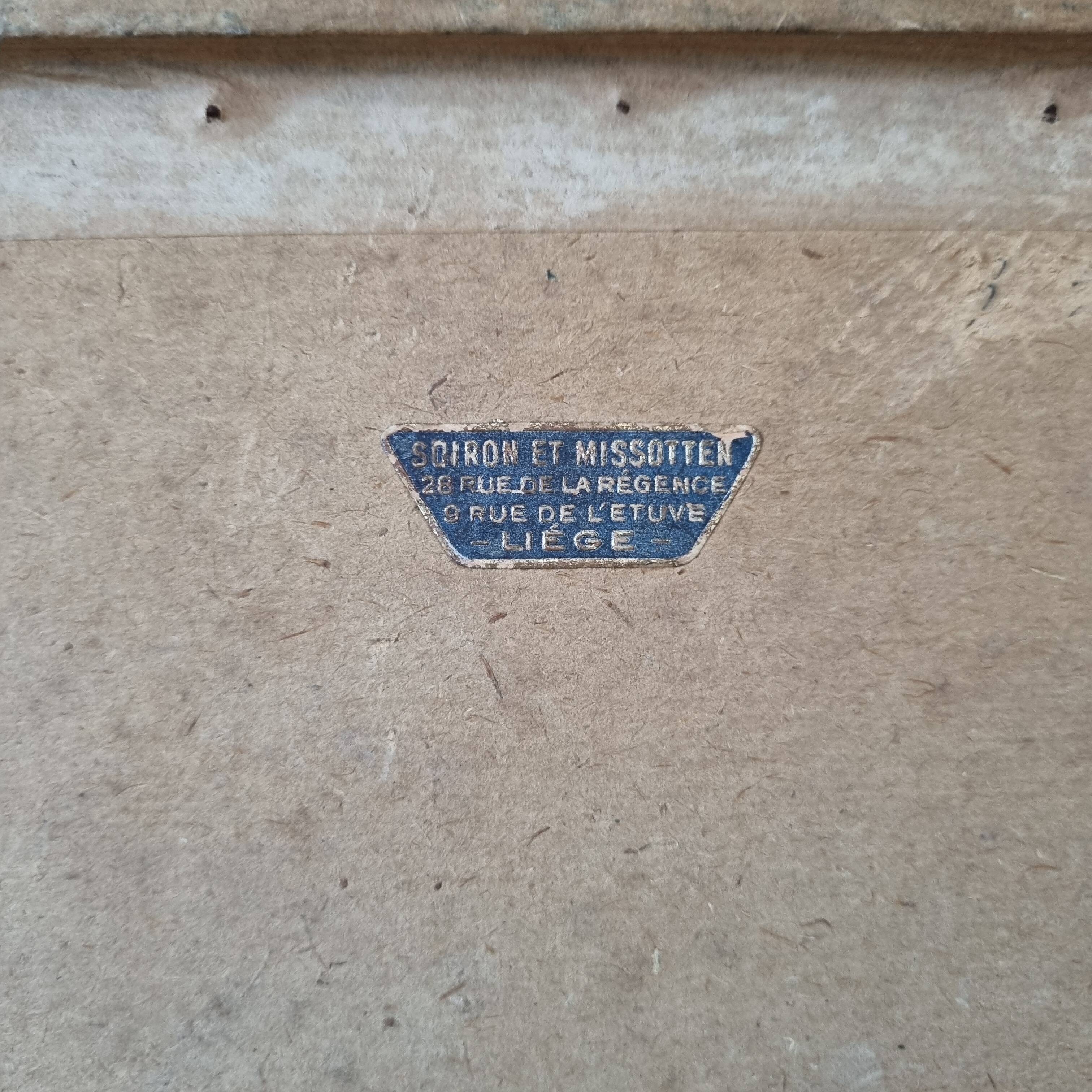 Painting in old patinated wooden frame