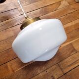 Harold opaline globe pendant light