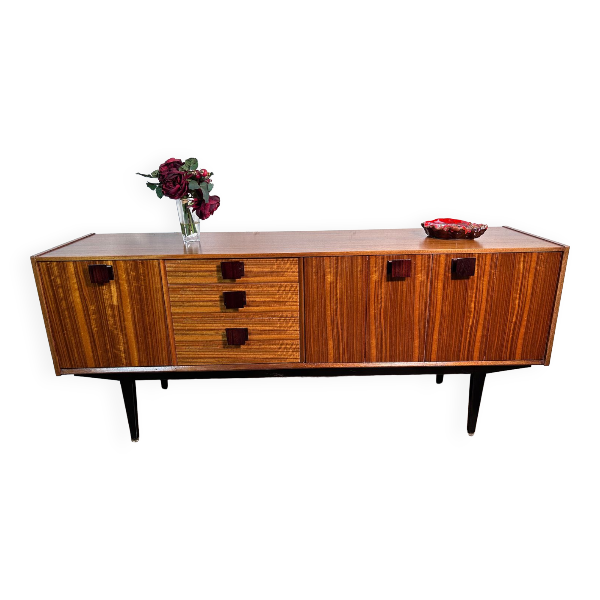 Mid Century Retro Vintage Sideboard Teak 1960 by Nathan