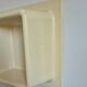 Prisunic vintage cream wall shelf