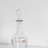 Golden vintage decanter