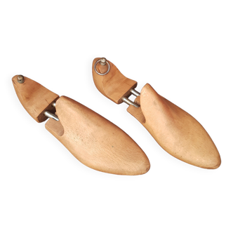Old pair of wooden shoe trees