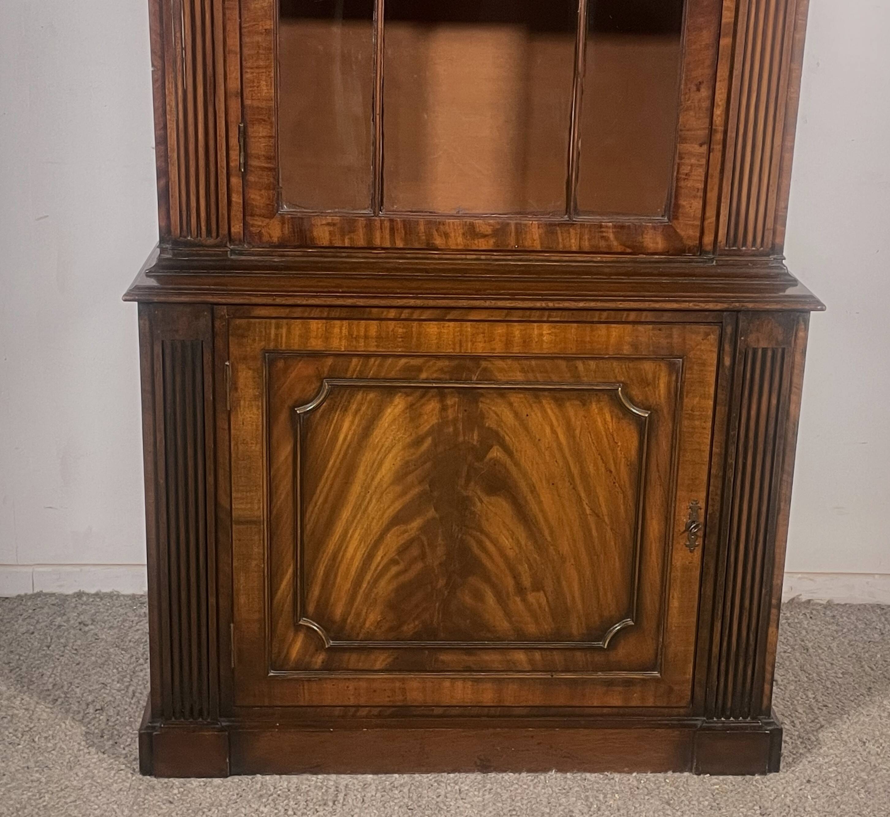 early 19th century mahogany bookcase