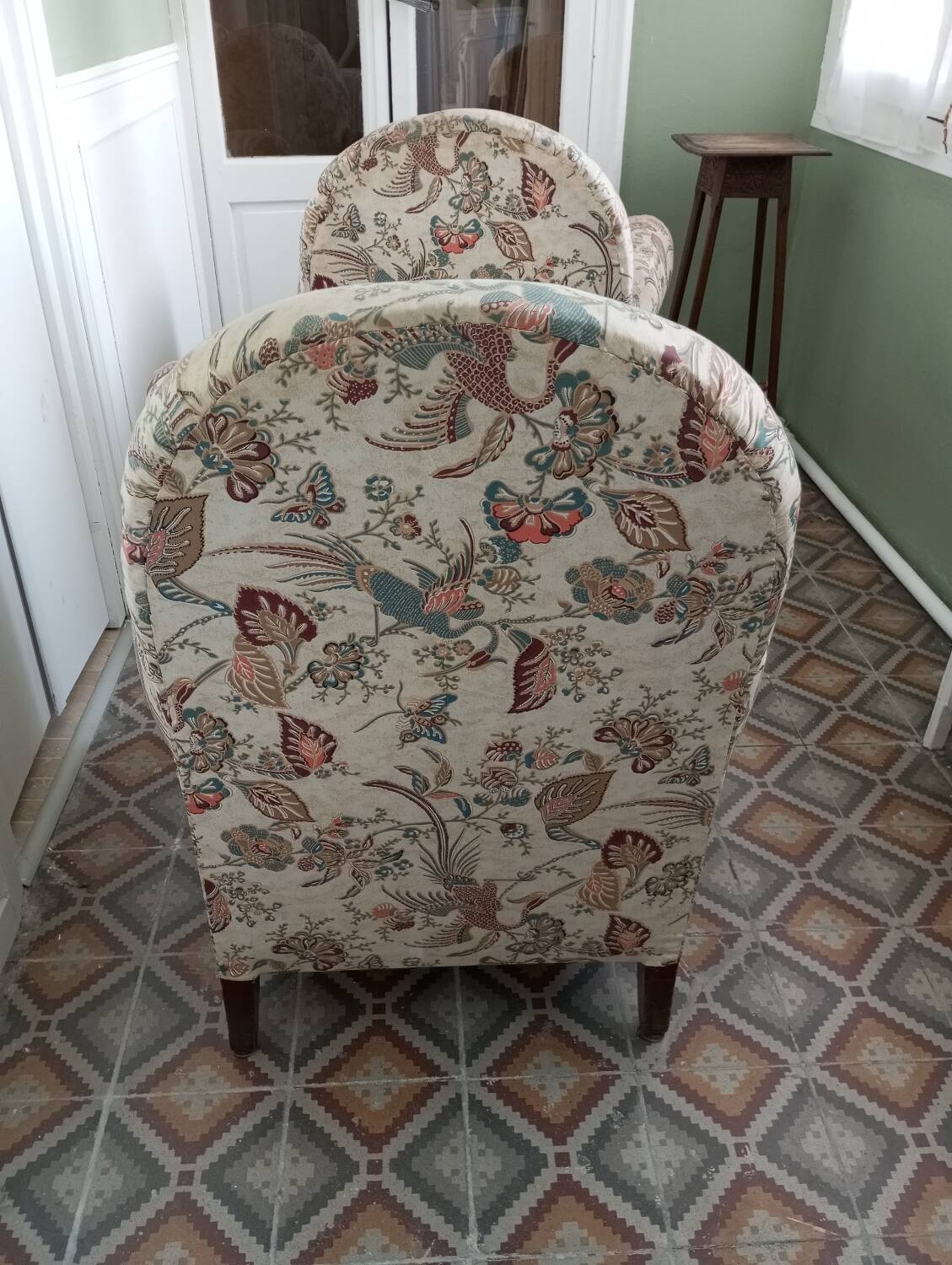 Pair of art deco armchairs