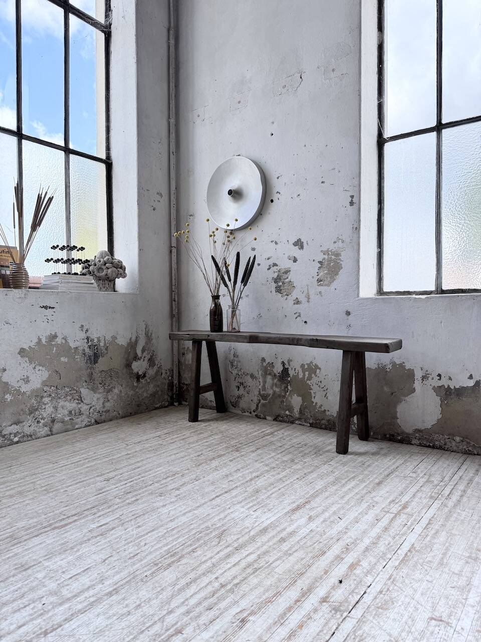 Banc console établi 1950