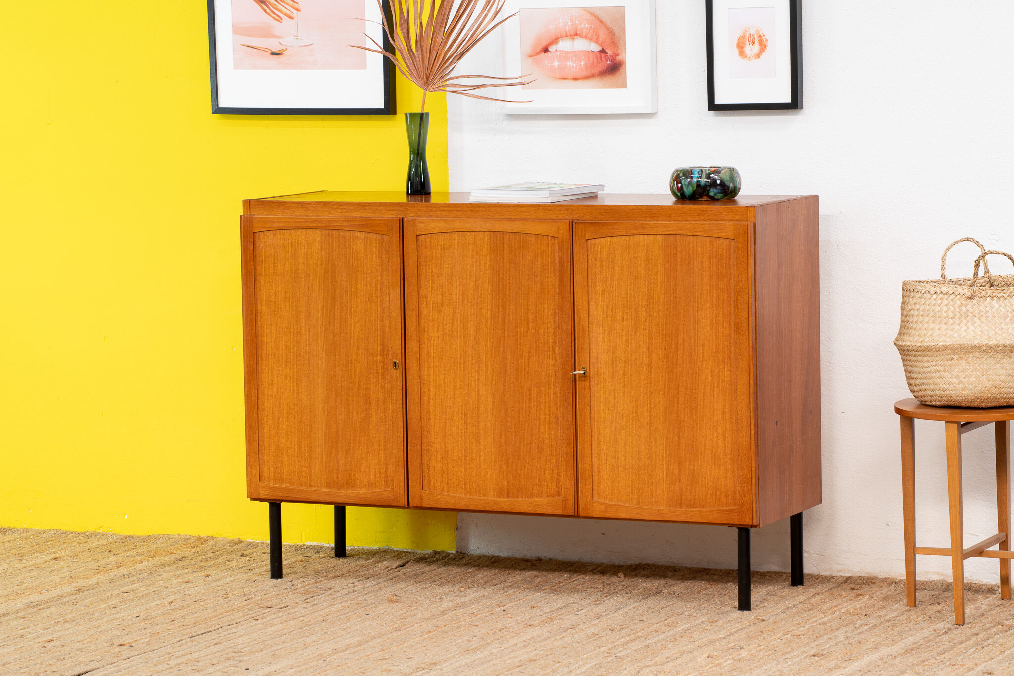 Vintage Scandinavian sideboard – 135 cm