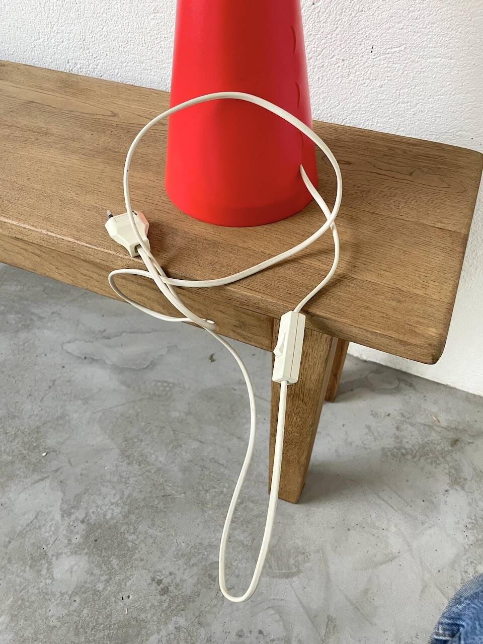 80s plastic children's desk lamp