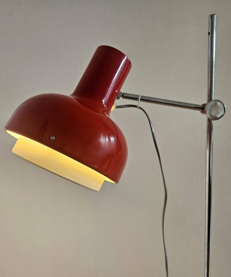Mid Century Floor Adjiustable Lamp Napako, Josef Hurka, 1970s