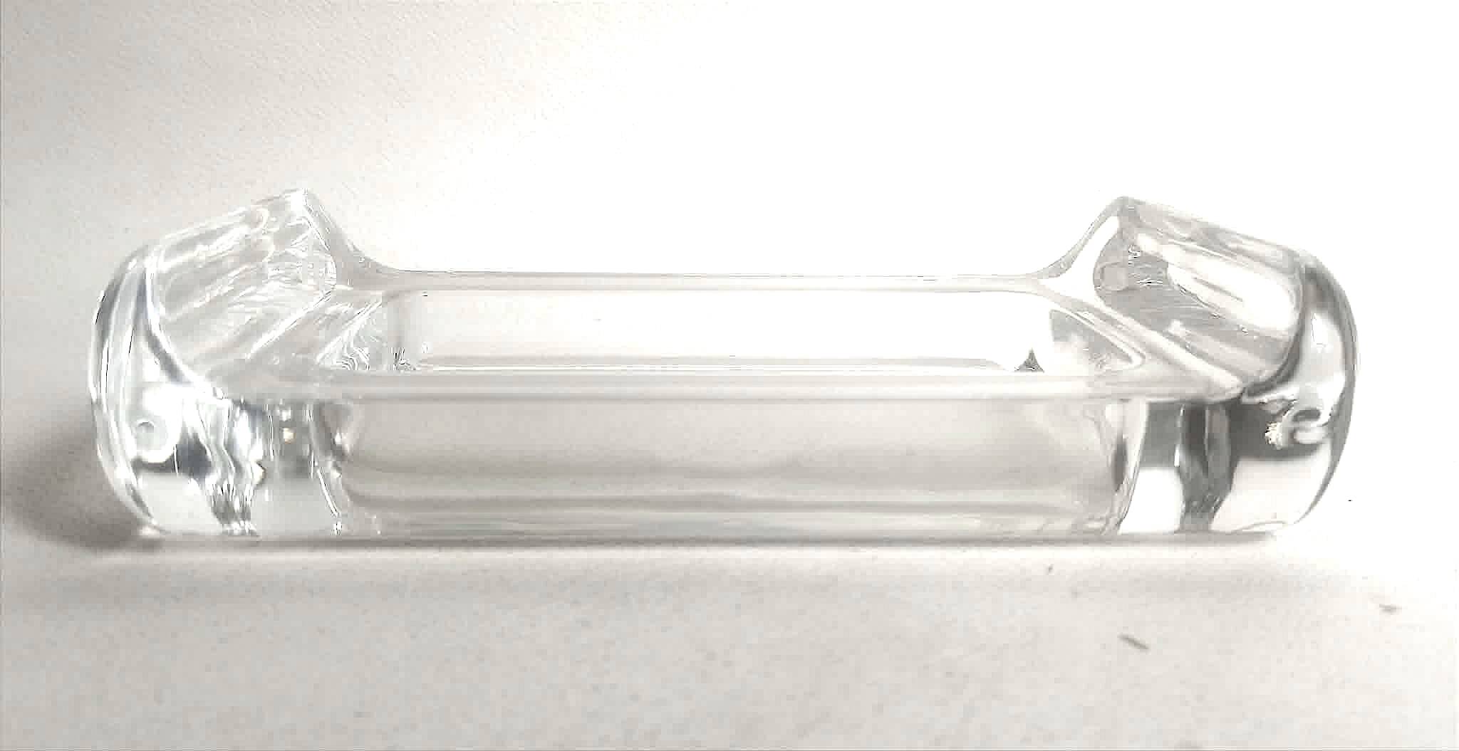 Crystal catchall 1960s Width 17.5 cm