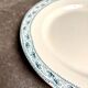 Boulenger & Cie round dish in blue ironstone, "Champigny" service