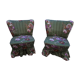 Paire fauteuils cocktail sessels