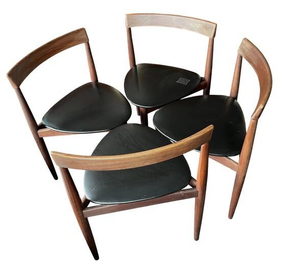 Set of 4 chairs – Hans Olsen Edition Frem Røjle, Denmark, 1952