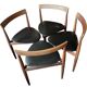 Set of 4 chairs – Hans Olsen Edition Frem Røjle, Denmark, 1952