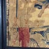 Wool And Silk Tapestry, Young Woman Under A Canopy, 18th Century