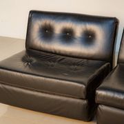 Set of 5 "Amanta" armchairs by Mario Bellini for C&B Italia 80's
