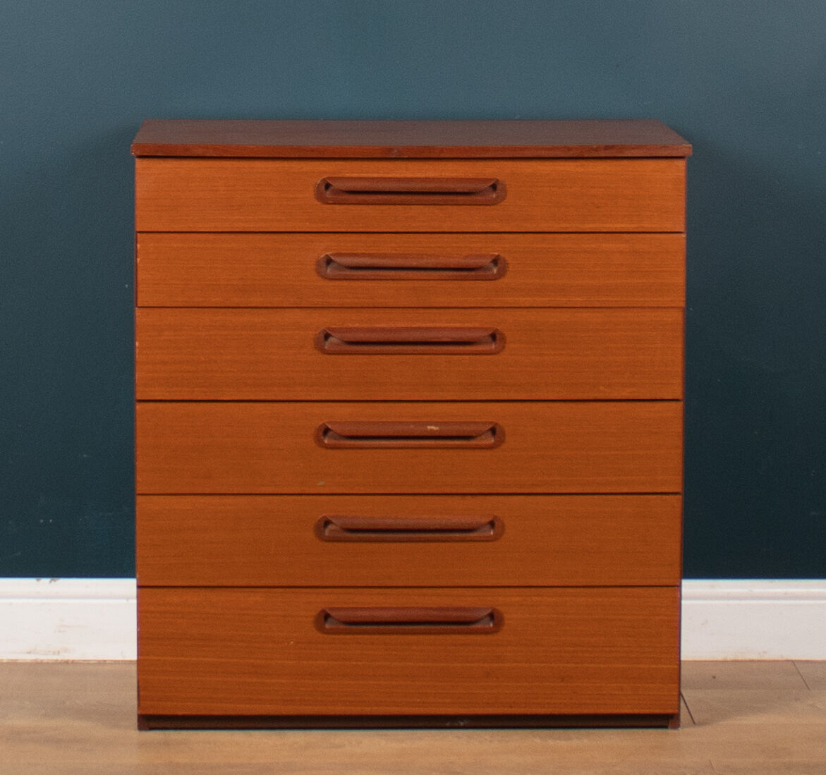 Retro Teak 1960s Chest Of Drawers By Schreiber Furniture