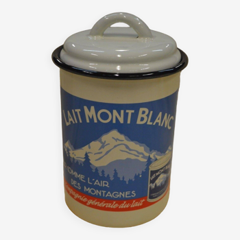 Mont blanc enameled spice pot