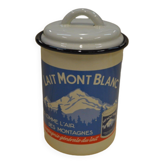 Mont blanc enameled spice pot