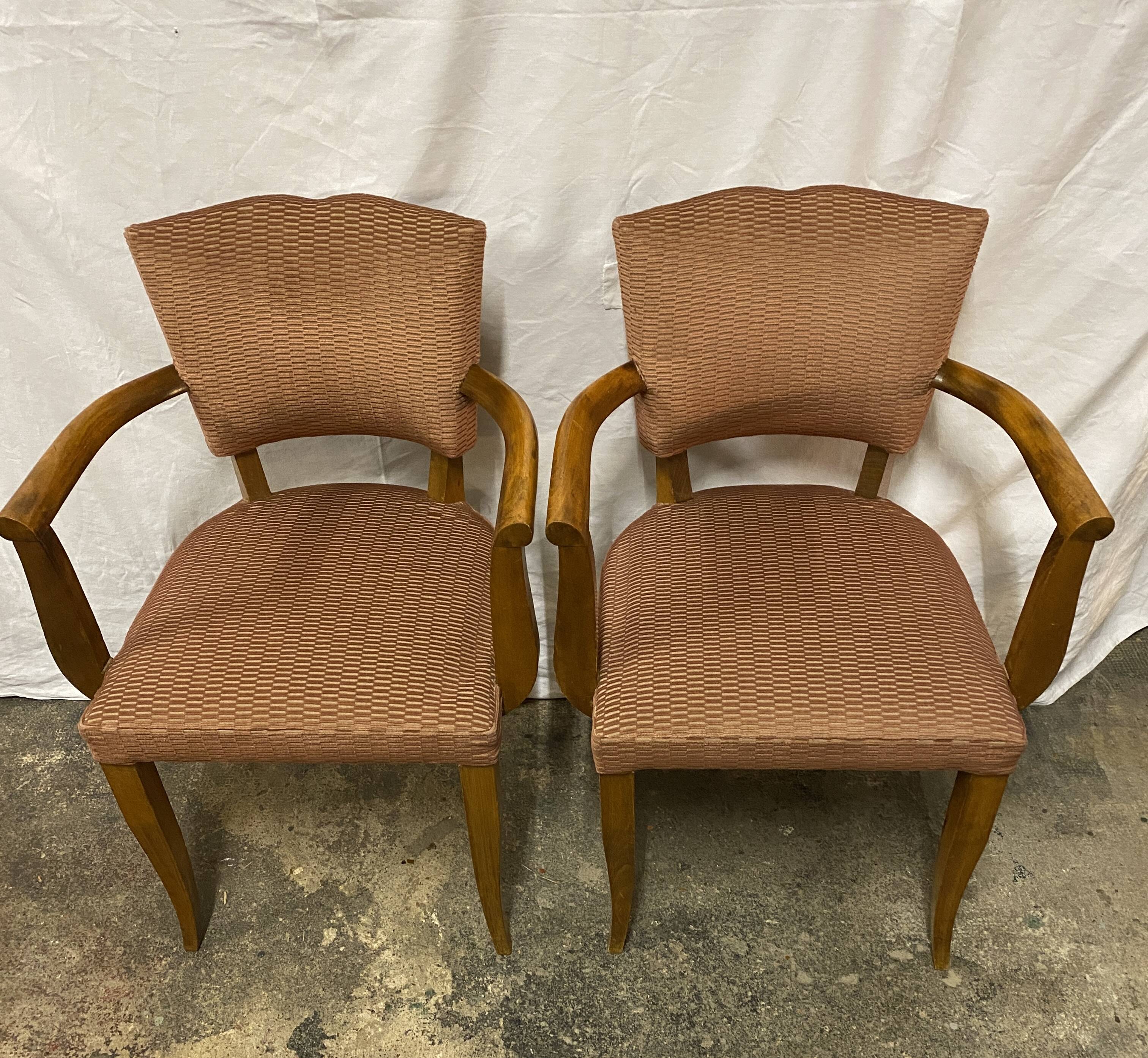 Fauteuil Bridge velours beige rosé