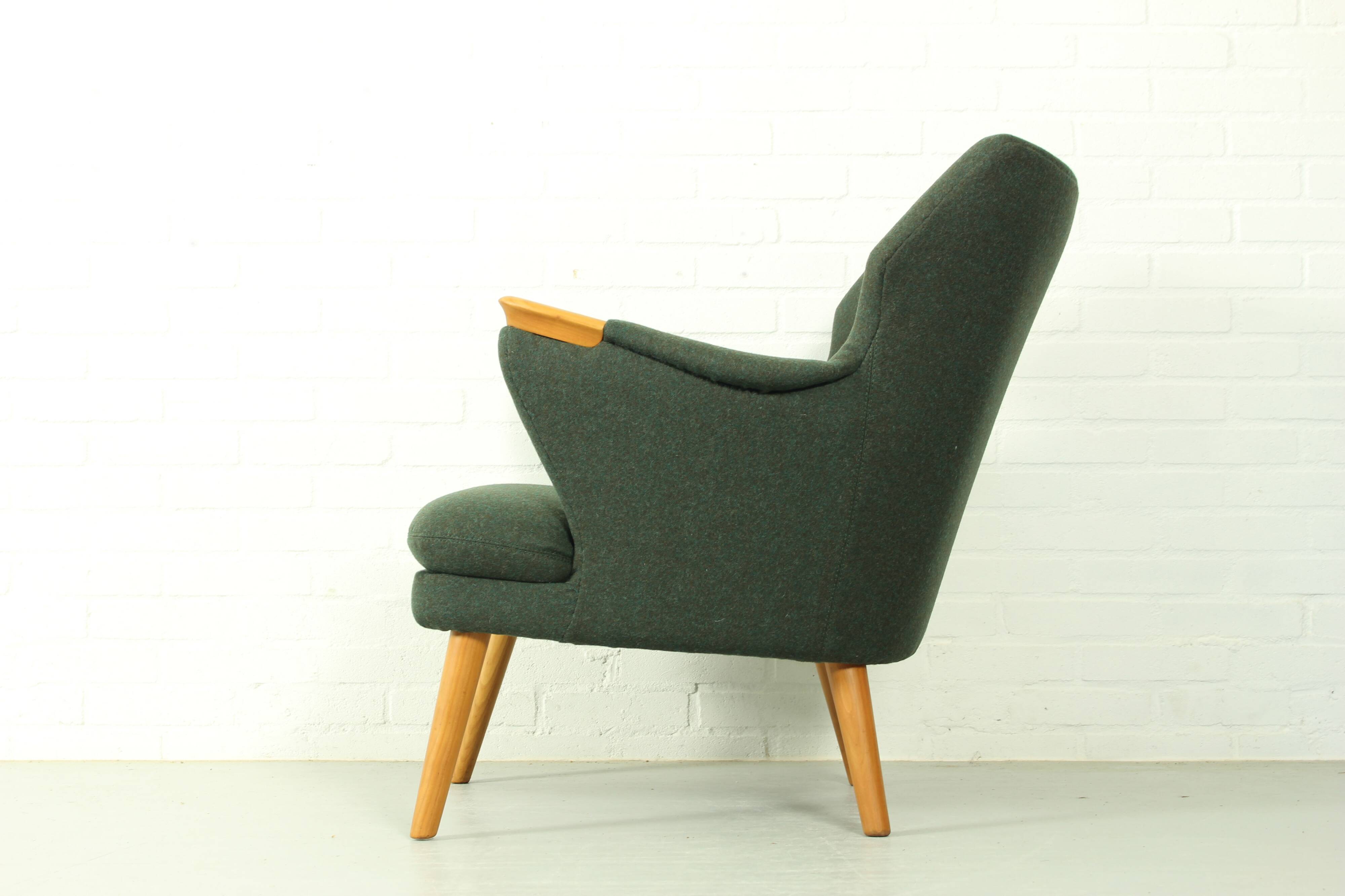 Kurt Olsen lounge chair No 221, Slagelse Møbelvaerk, 1960s