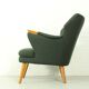 Kurt Olsen lounge chair No 221, Slagelse Møbelvaerk, 1960s