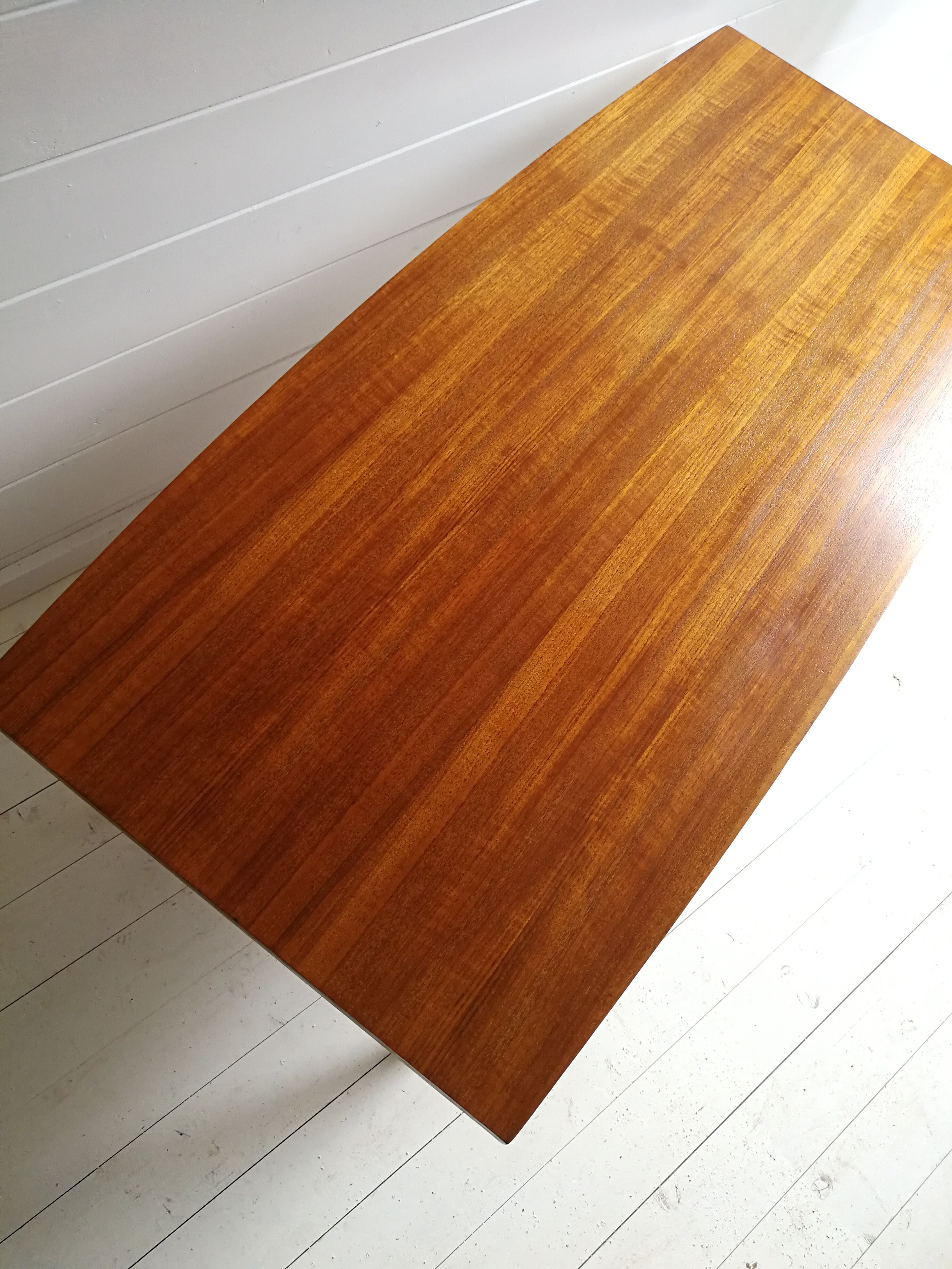 Mid Century Retro Vintage Danish Style Two Tier Teak Coffee Table. 60s