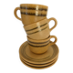 Sarreguemines stoneware cups
