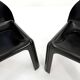Black Chair Model 4854 Chair by Gae Aulenti for Kartell, 1970