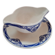 Porcelain sauce boat Moulin des Loups Orchies