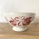Bol ancien Digoin roses