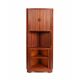 Danish vintage corner cabinet with tambour doors, 1960s