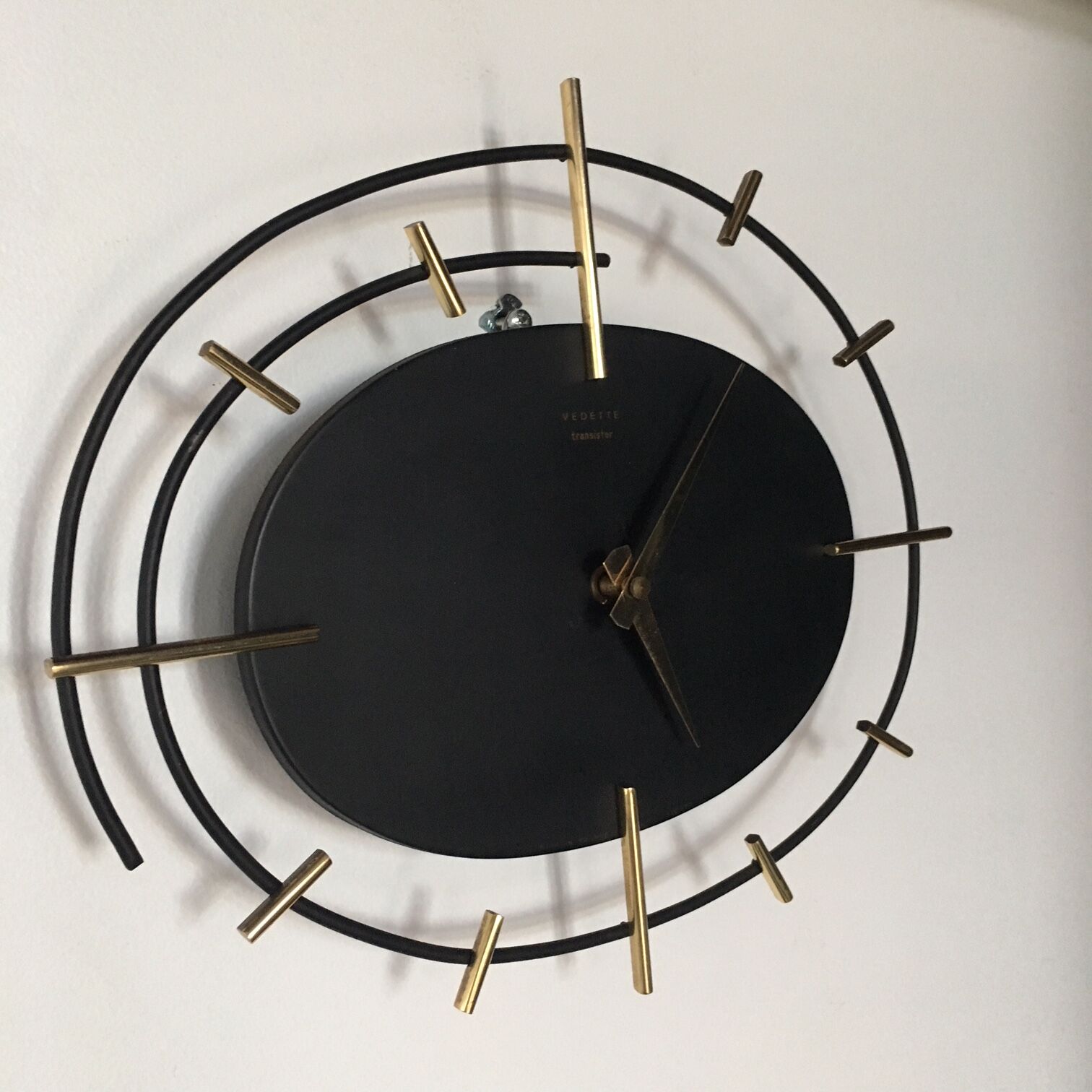 Pendule française deisgn atomique 1950