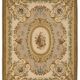 Handmade European Vintage Aubusson Kilim 263 cm x 334 cm