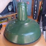 Vintage Industrial Suspension - Green Enamel -