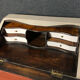 Nice desk secretaire time Napoleon III wooden lacquered.