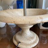 Lampe de table en travertin