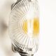 Rare Murano chrome sheet wall light 1960