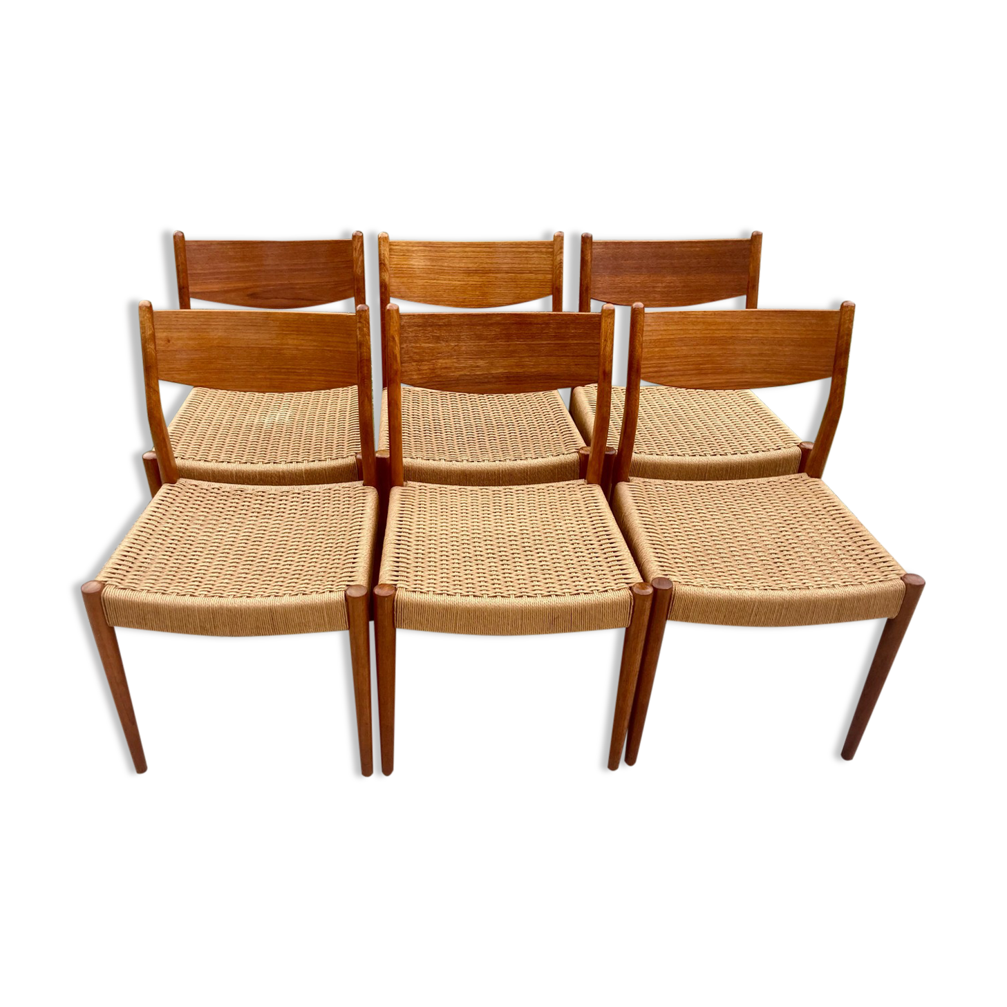 Lot 6 chairs by Cees Braakman for Pastoe