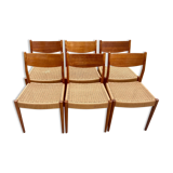 Lot 6 chairs by Cees Braakman for Pastoe