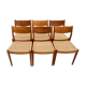 Lot 6 chairs by Cees Braakman for Pastoe