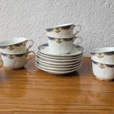 8 Cups and Saucers Bernardaud Limoges – Circa 1900-1920